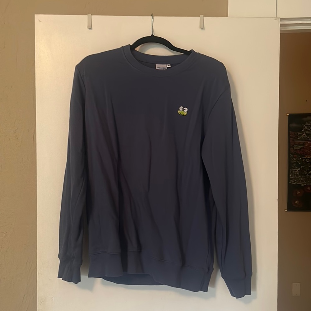 Keroppi french terry sweater Sanrio XL